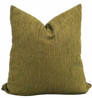 Olive Haven textured olive green cushion cover by Interiors By Zai