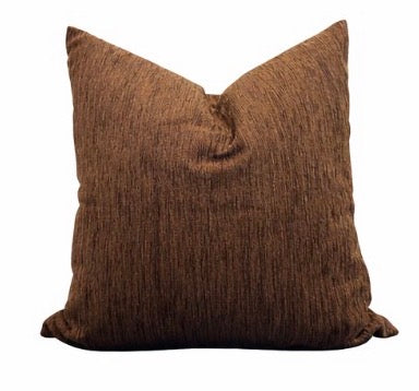Sienna Drift brown textured cushion cover by Interiors By Zai