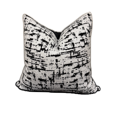 single shot of monochrome muse cushion | interiorsbyzai