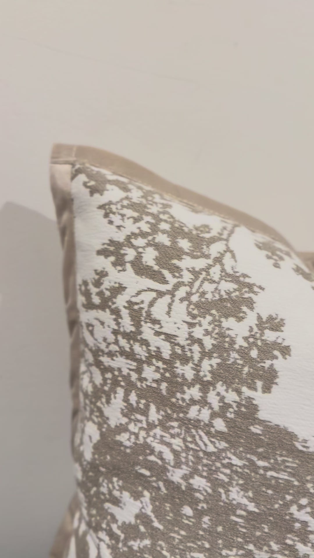 close up video of Dune Flora cushion | interiorsbyzai