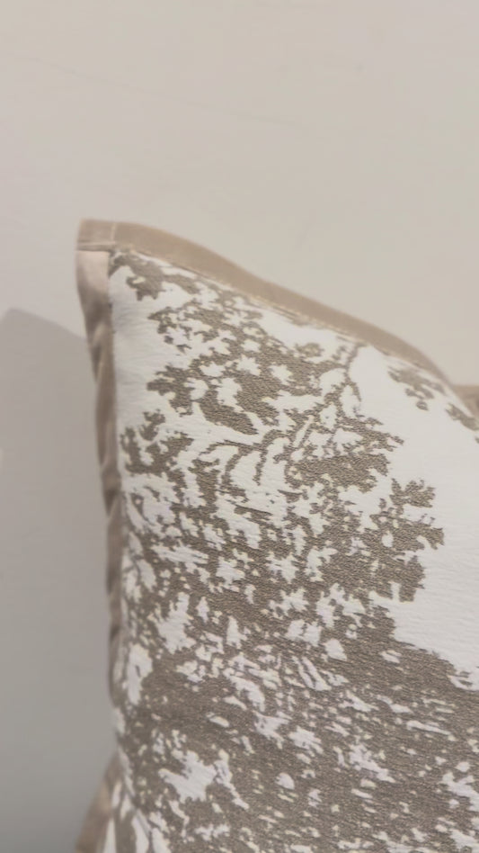 close up video of Dune Flora cushion | interiorsbyzai